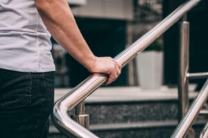 metal handrail
