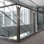 stainless,steel,stair,railing,at,office.,fall,protection