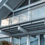 modern,architecture,,balcony,of,family,house,with,combination,of,concrete,